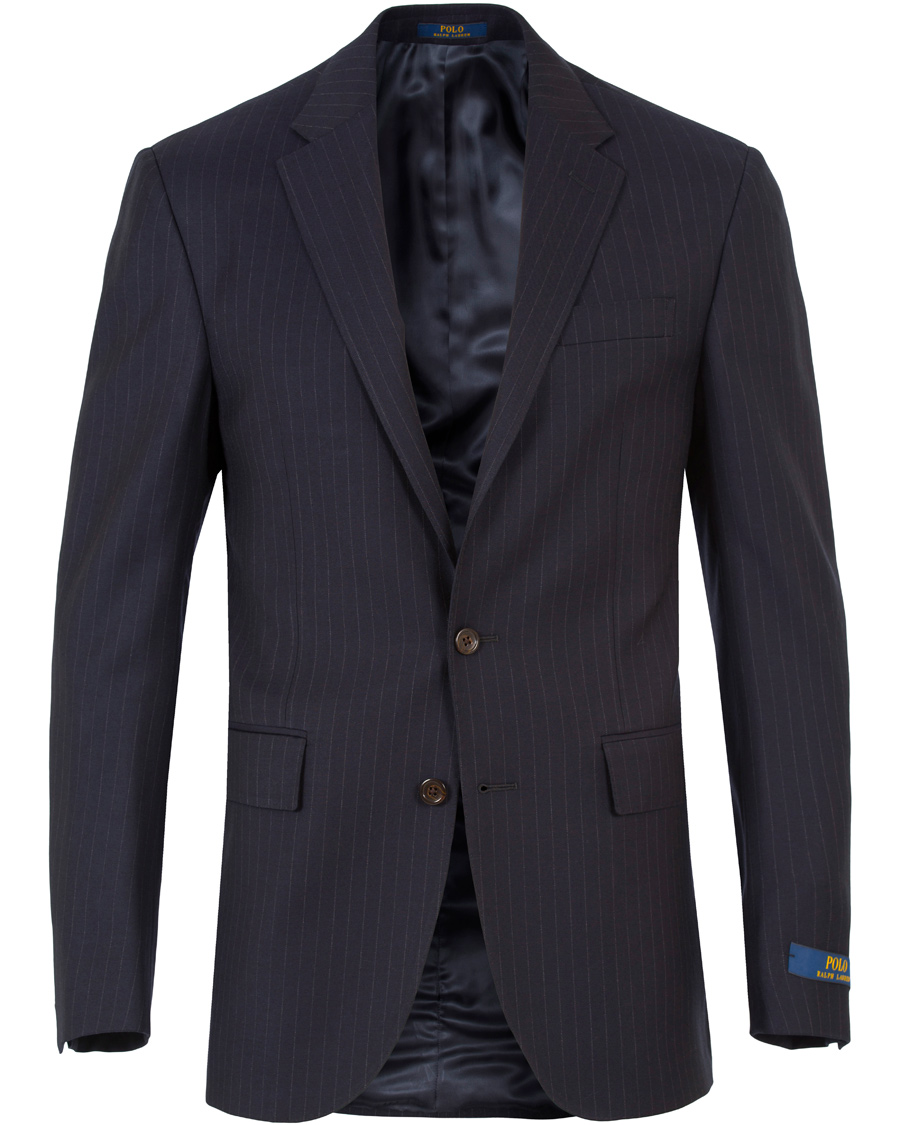 Herre | Dresser | Polo Ralph Lauren | Clothing Suit Pinstripe Navy Cream