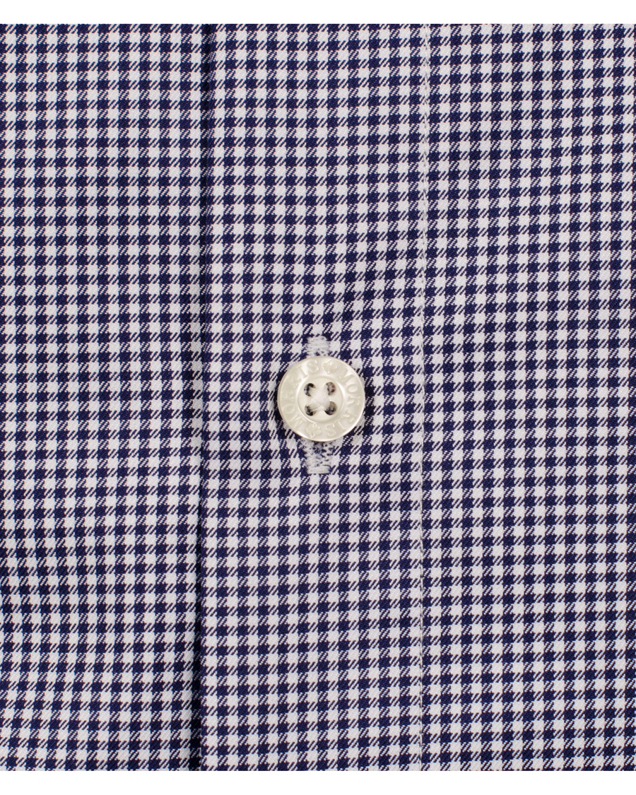 Herre | Skjorter | Morris | Sir Moore Mini Check Shirt Navy