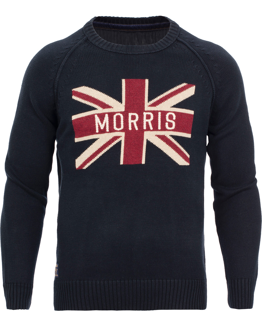 Herre | Gensere | Morris | Union Jack Sweater Old Blue