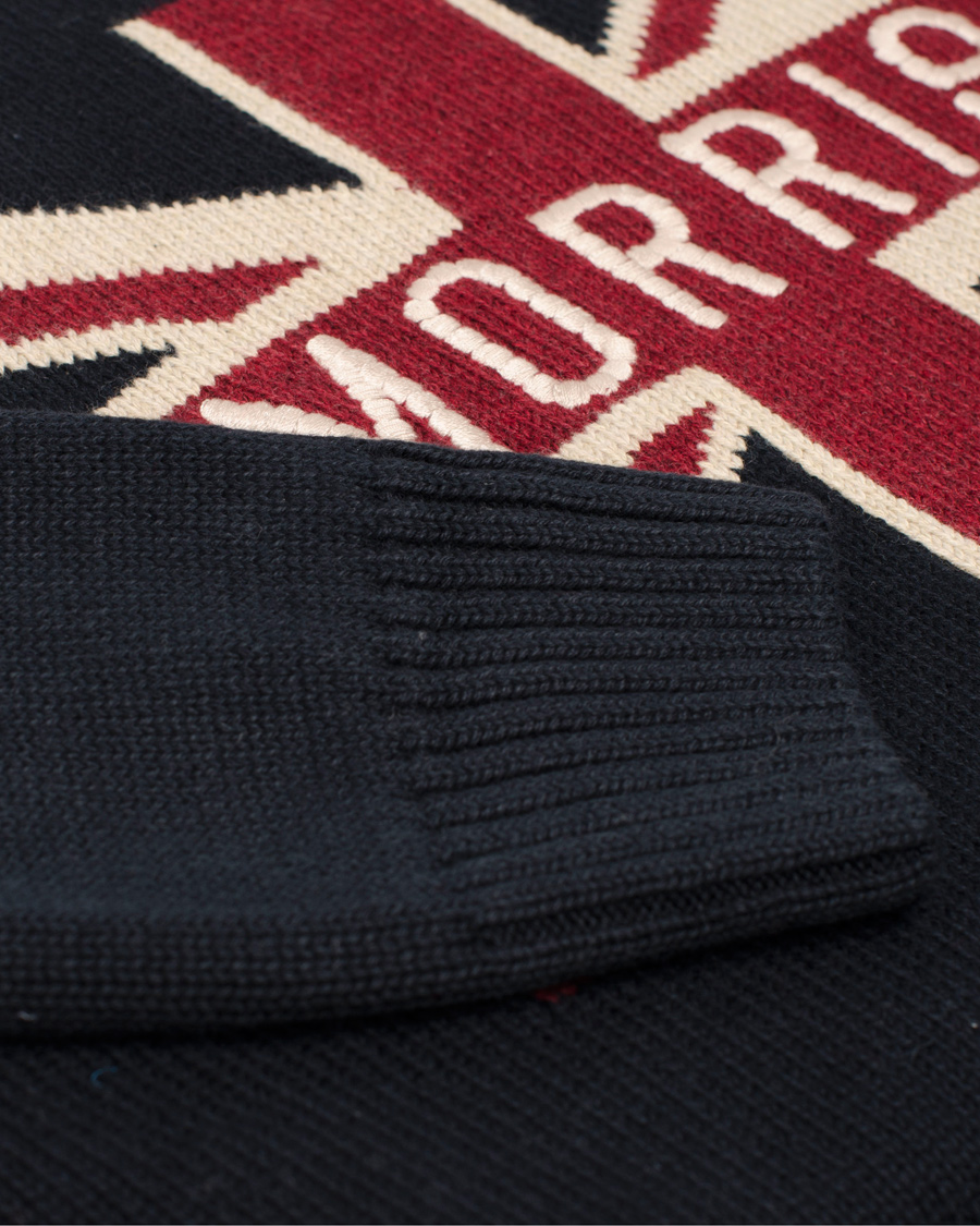 Herre | Gensere | Morris | Union Jack Sweater Old Blue