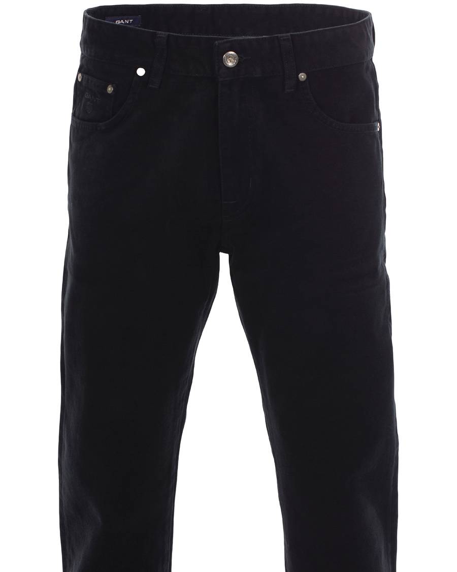 GANT Soft Twill Tyler Jean Black hos CareOfCarl.no
