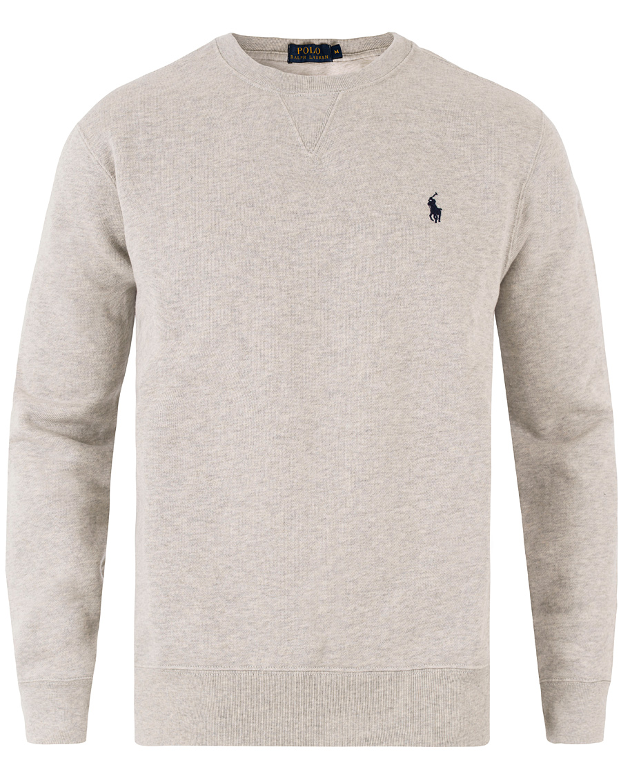 Herre | Gensere | Polo Ralph Lauren | Crew Neck Sweatshirt Light Grey Heather