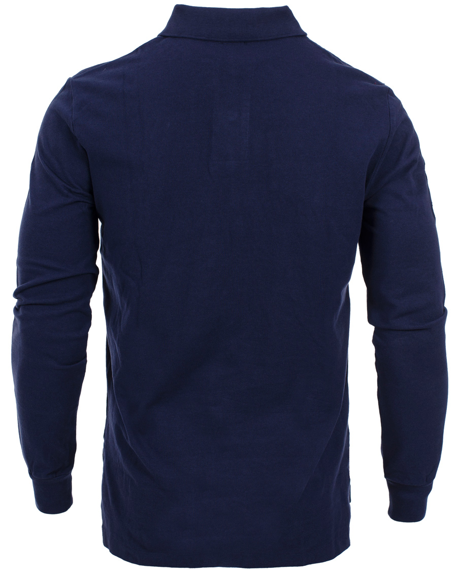 Herre | Gensere | Polo Ralph Lauren | Custom Fit Big Pony Long Sleeve Piké Navy