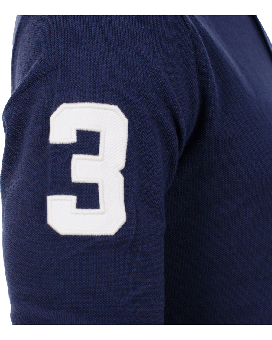 Herre | Gensere | Polo Ralph Lauren | Custom Fit Big Pony Long Sleeve Piké Navy