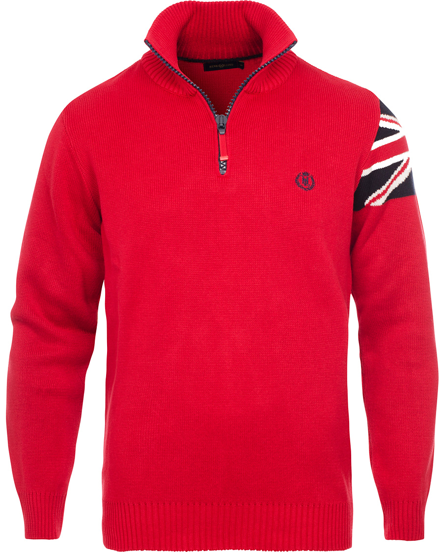 Herre | Gensere | Henri-Lloyd | Henri Lloyd Alton Zip Rosso Red