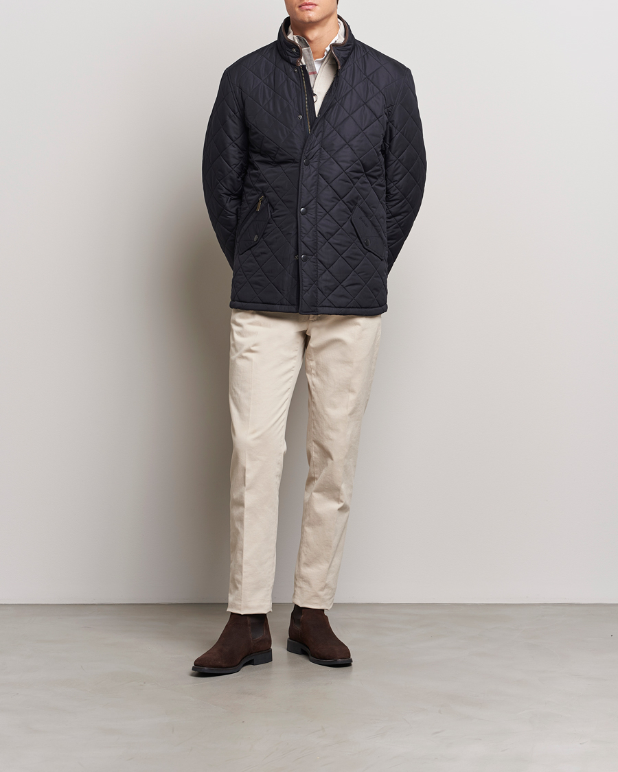 Herre | Jakker | Barbour Lifestyle | Powell Quilted Jacket Navy