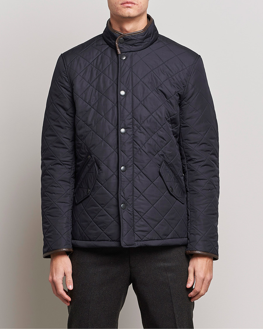 Herre | Jakker | Barbour Lifestyle | Powell Quilted Jacket Navy