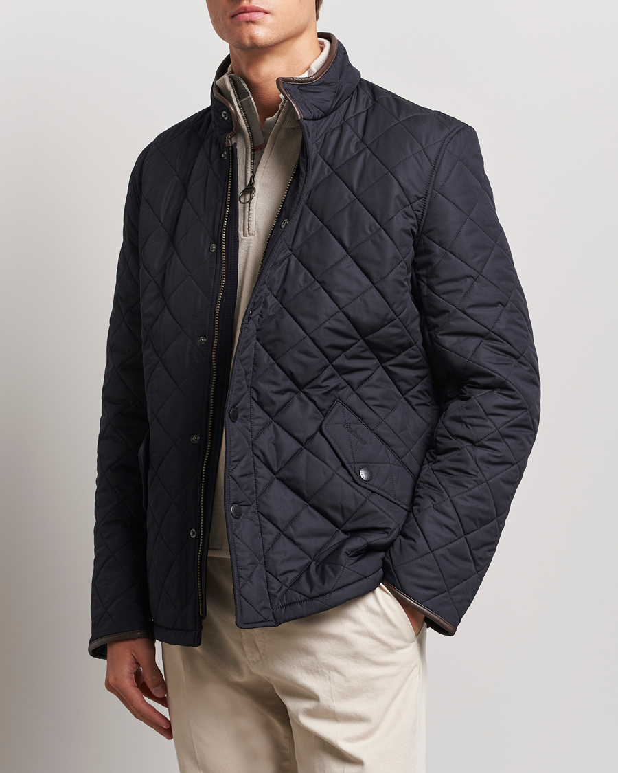 Herre | Quiltede jakker | Barbour Lifestyle | Powell Quilted Jacket Navy