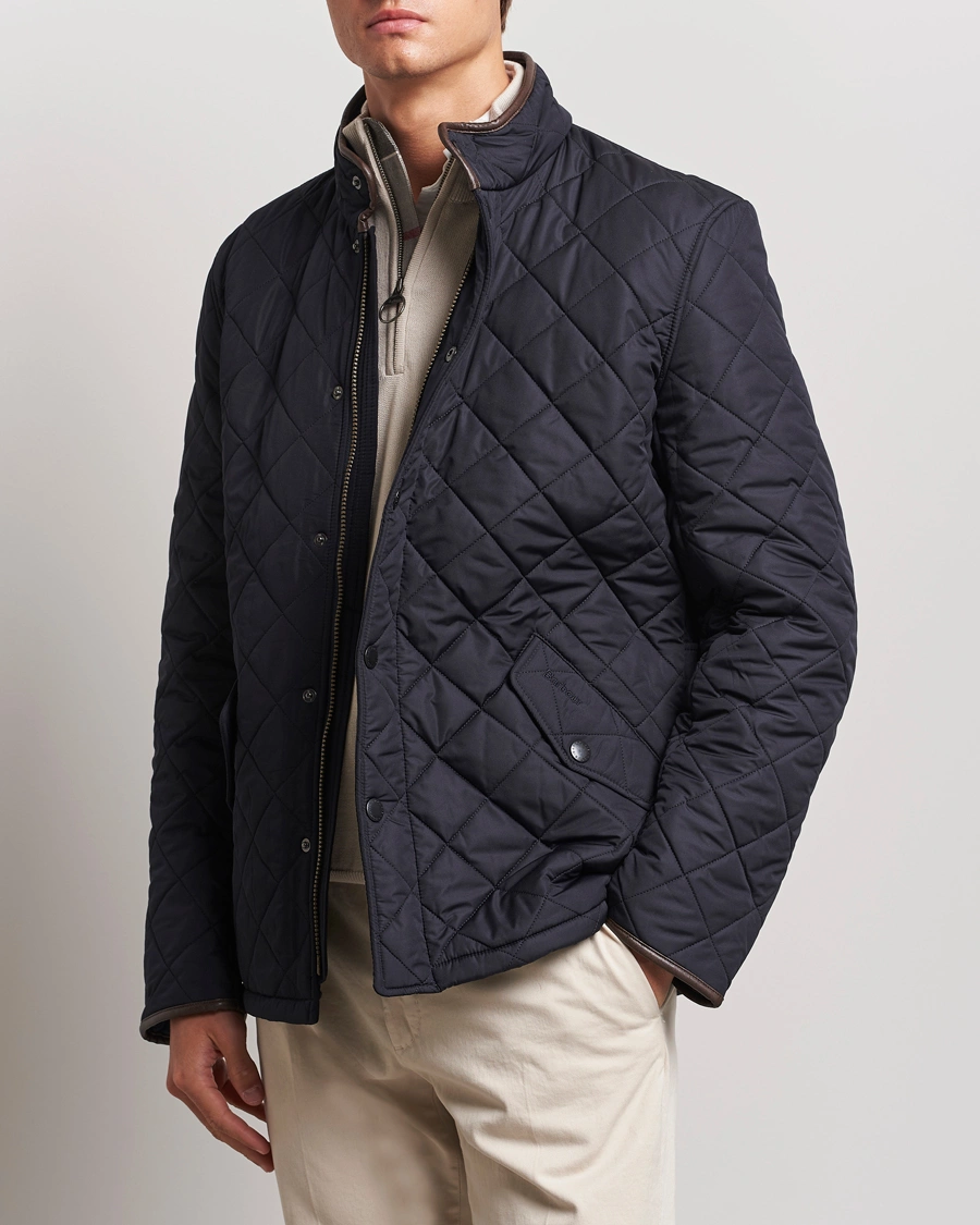 Herre | Klassiske jakker | Barbour Lifestyle | Powell Quilted Jacket Navy