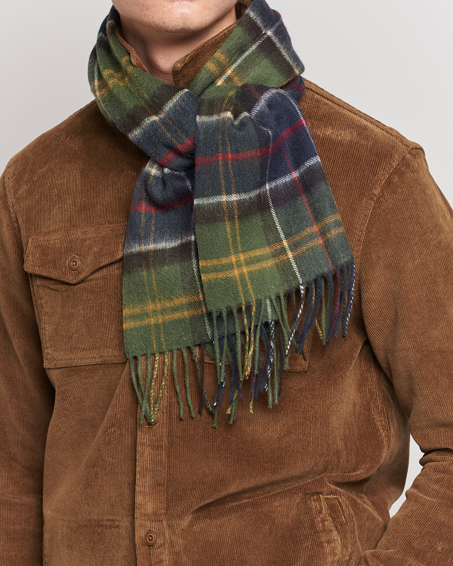 Herre | Varmende tilbehør | Barbour Lifestyle | Merino Cashmere Tartan Scarf Classic Tartan