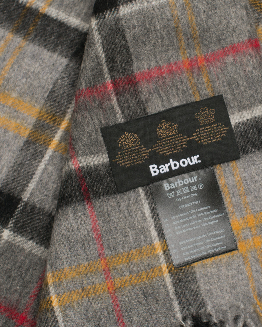 Herre | Barbour Lifestyle Merino Cashmere Tartan Scarf Modern | Barbour Lifestyle | Merino Cashmere Tartan Scarf Modern