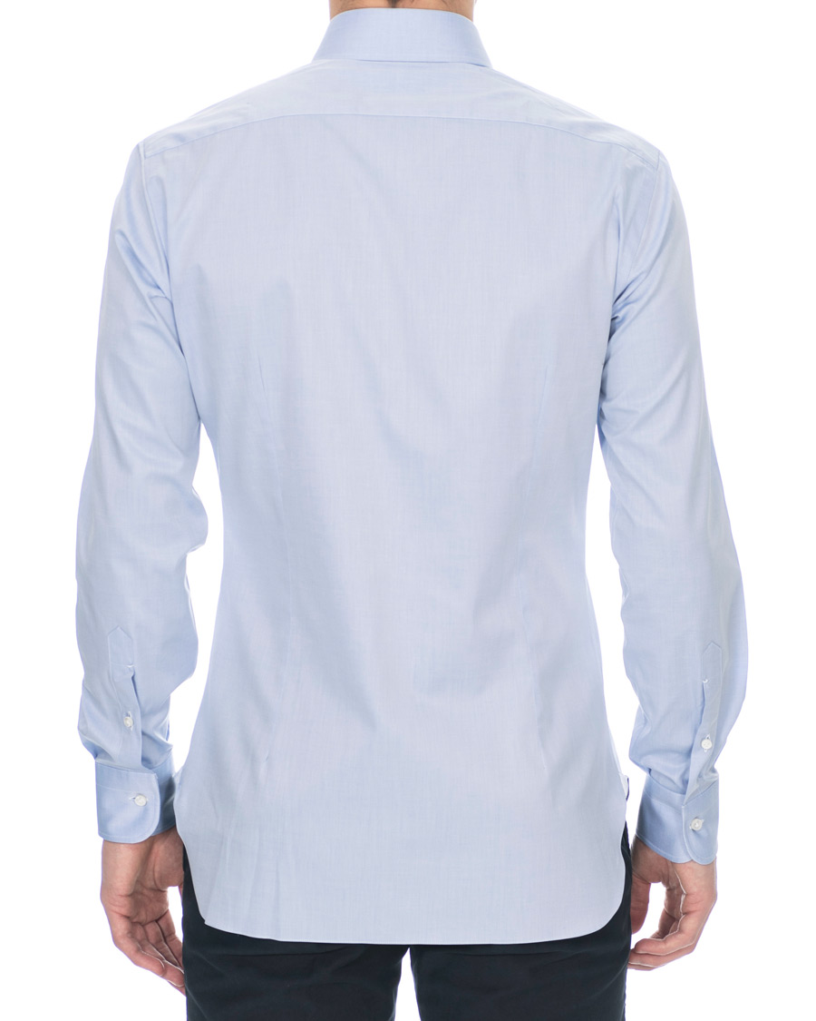 Herre | Skjorter | Barba Napoli | Slim Fit Shirt Light Blue 38 - S