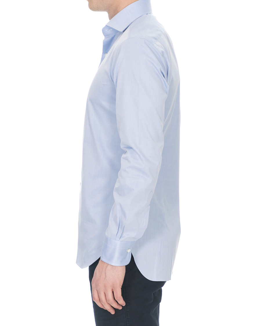 Herre | Skjorter | Barba Napoli | Slim Fit Shirt Light Blue 38 - S