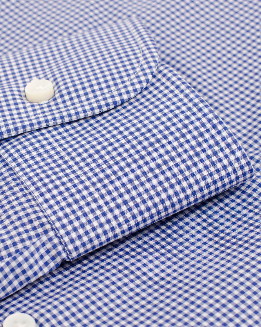 Herre | Skjorter | Barba Napoli | Slim Fit Shirt Check Navy