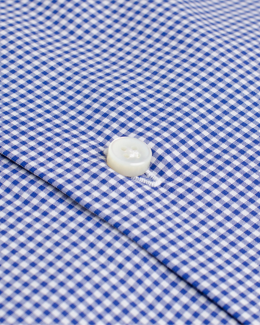 Herre | Skjorter | Barba Napoli | Slim Fit Shirt Check Navy
