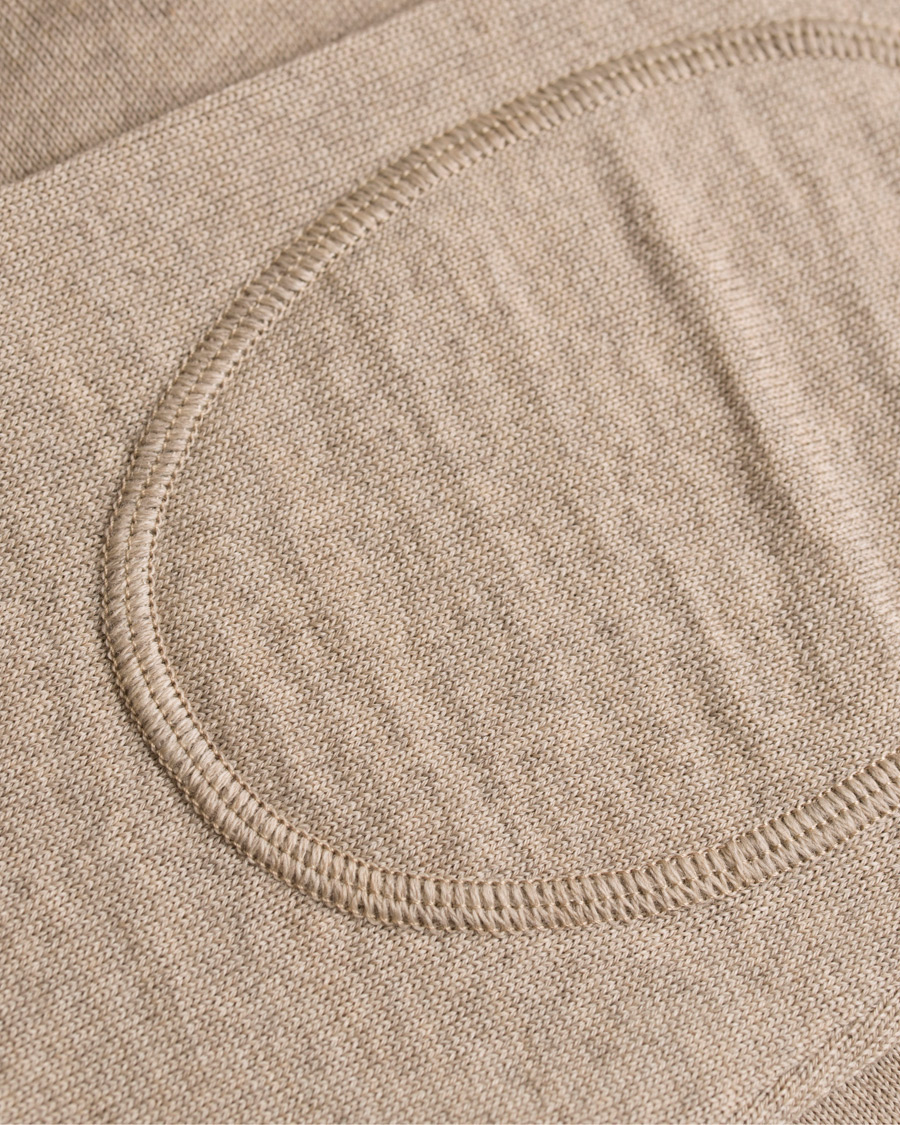 Herre | Gensere | Stenströms | Merino Crew Neck Pullover Beige