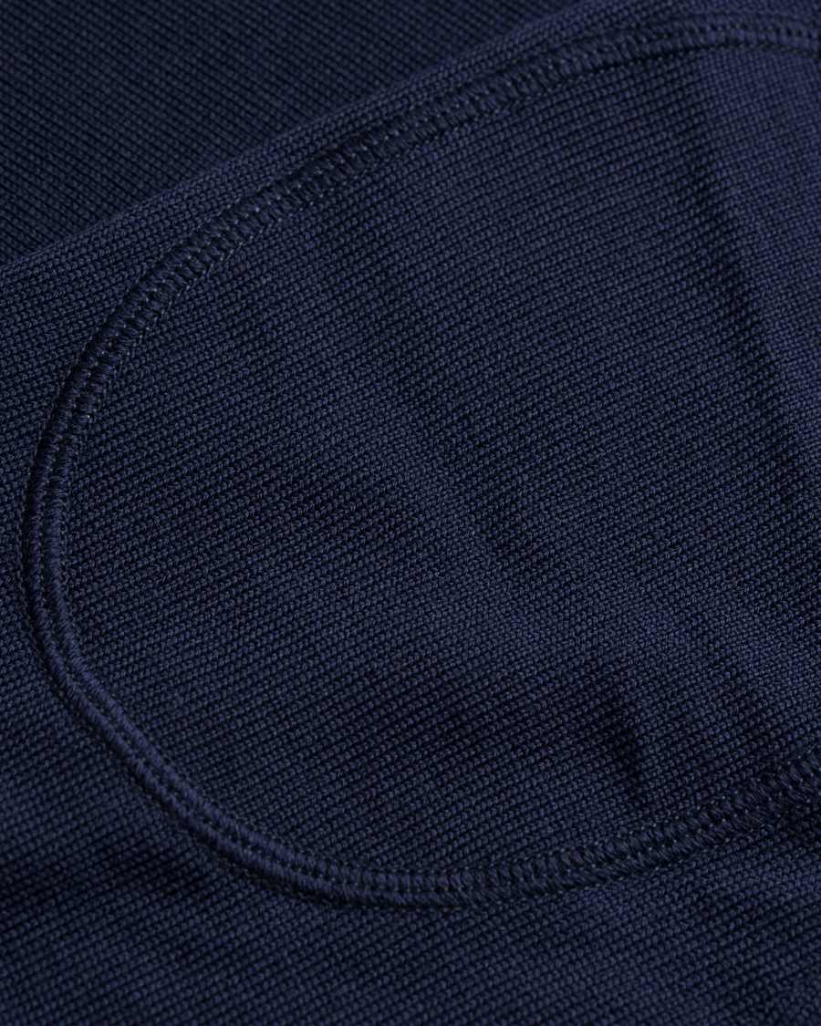 Herre | Gensere | Stenströms | Merino Crew Neck Pullover Navy