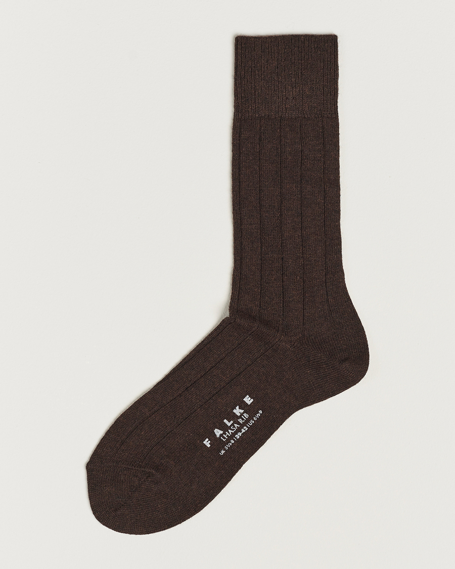 Herre | Undertøy | Falke | Lhasa Cashmere Socks Brown