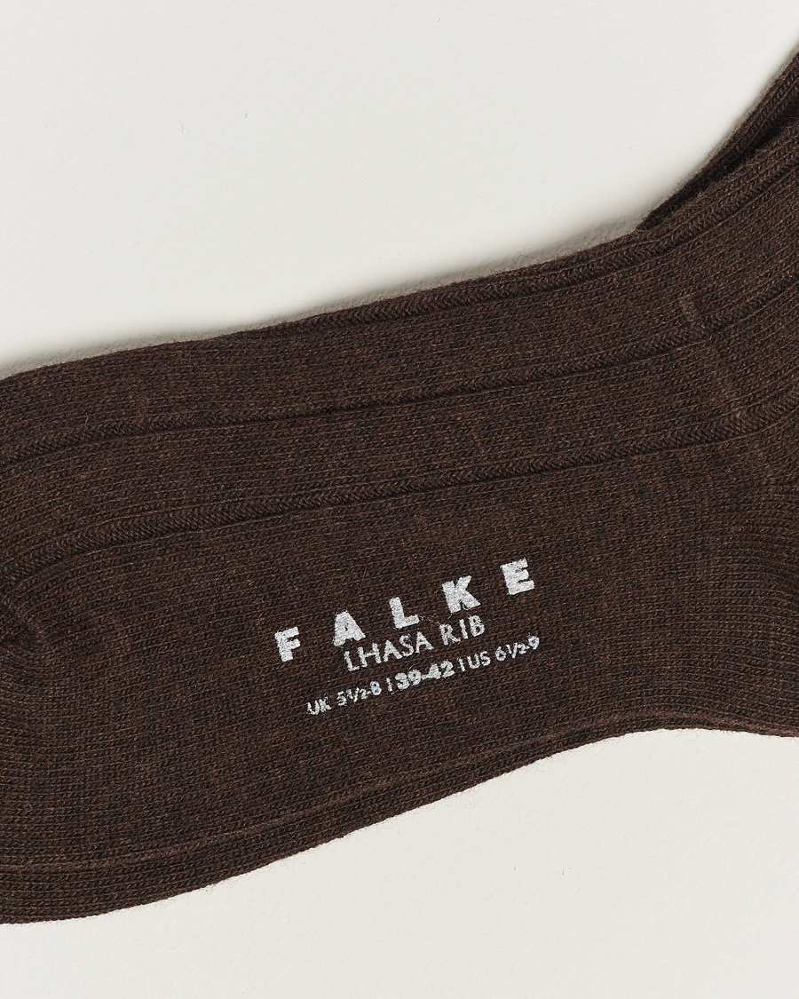 Herre | Undertøy | Falke | Lhasa Cashmere Socks Brown