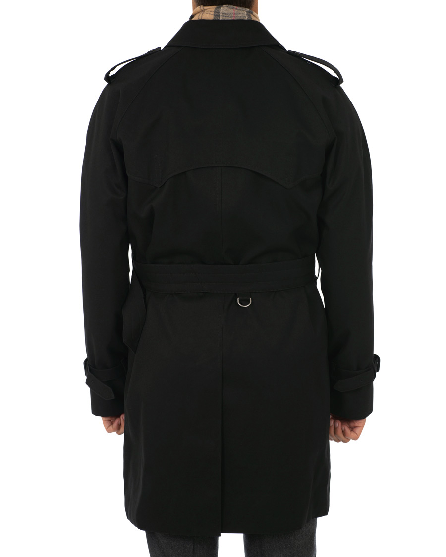Herre | Jakker | Aquascutum | Corby Double Breasted Trenchcoat Black