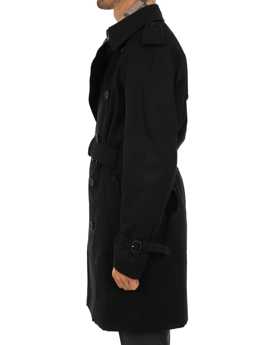 Herre | Jakker | Aquascutum | Corby Double Breasted Trenchcoat Black