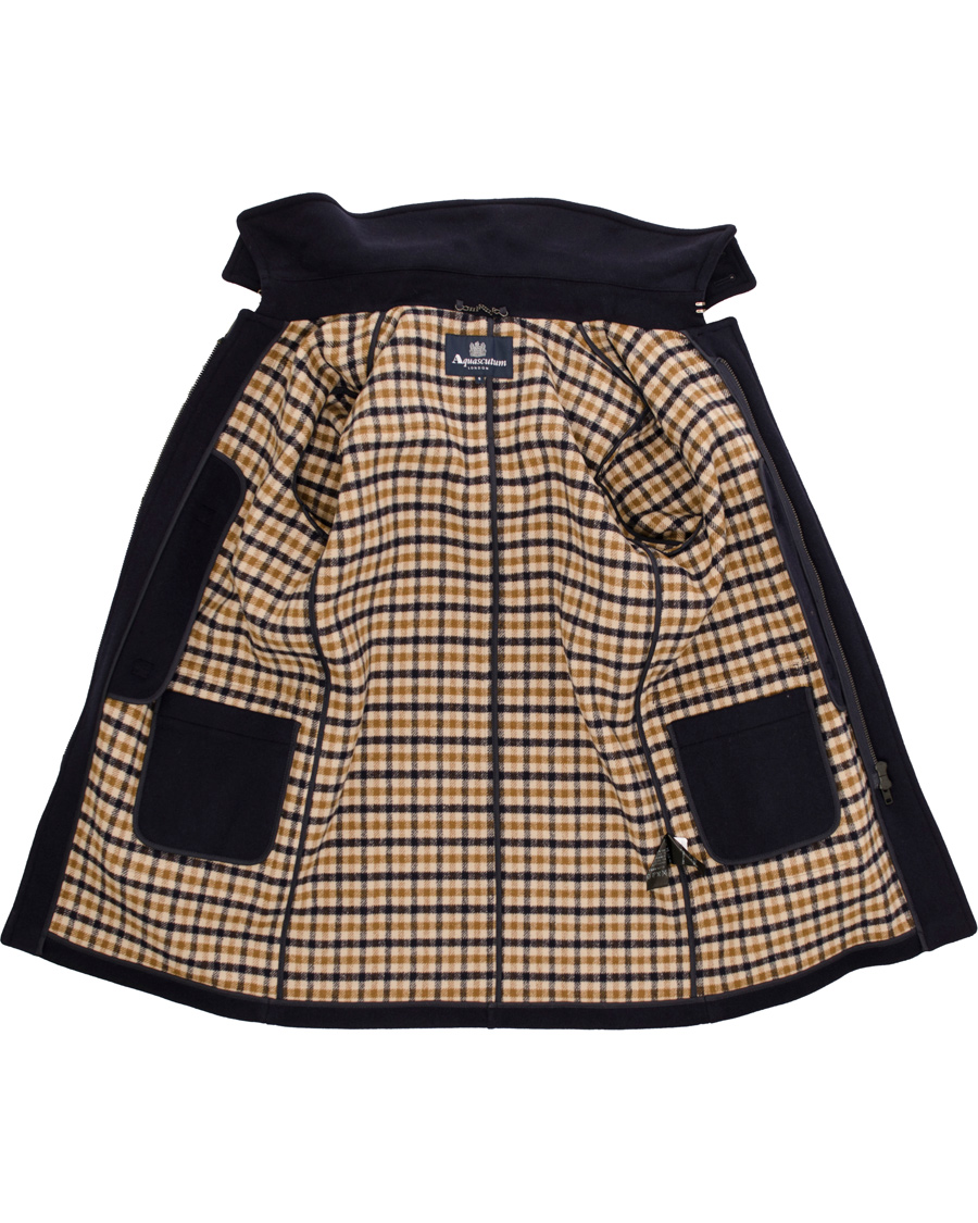 Herre | Jakker | Aquascutum | Henward Duffle Coat Navy
