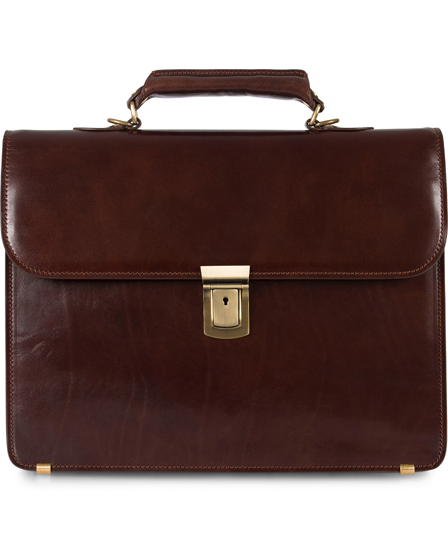 Herre | Baron Small Briefcase Brown Leather | Baron | Small Briefcase Brown Leather