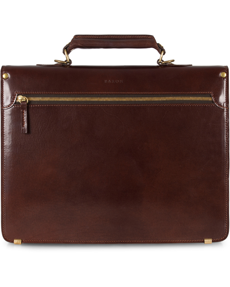 Herre | Baron Small Briefcase Brown Leather | Baron | Small Briefcase Brown Leather