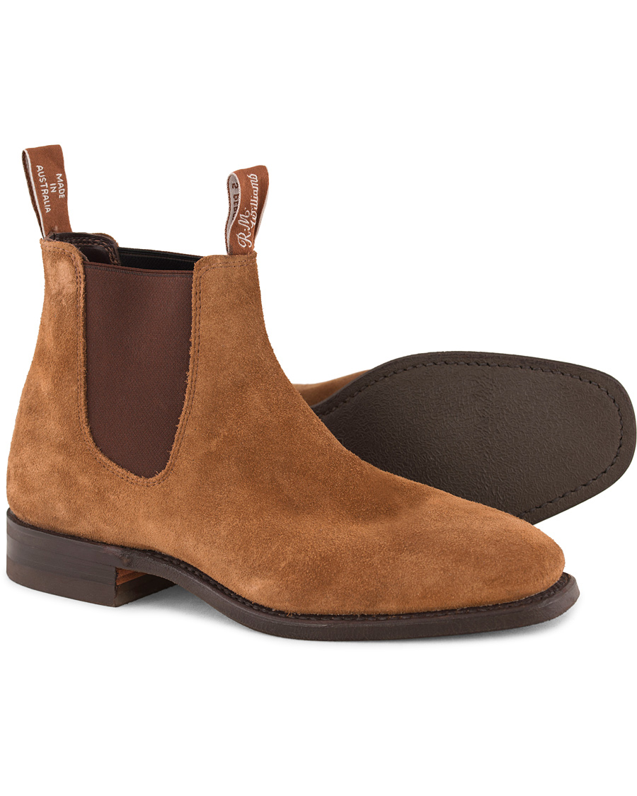 Herre | R.M.Williams Blaxland G Boot Suede Mid Brown | R.M.Williams | Blaxland G Boot Suede Mid Brown