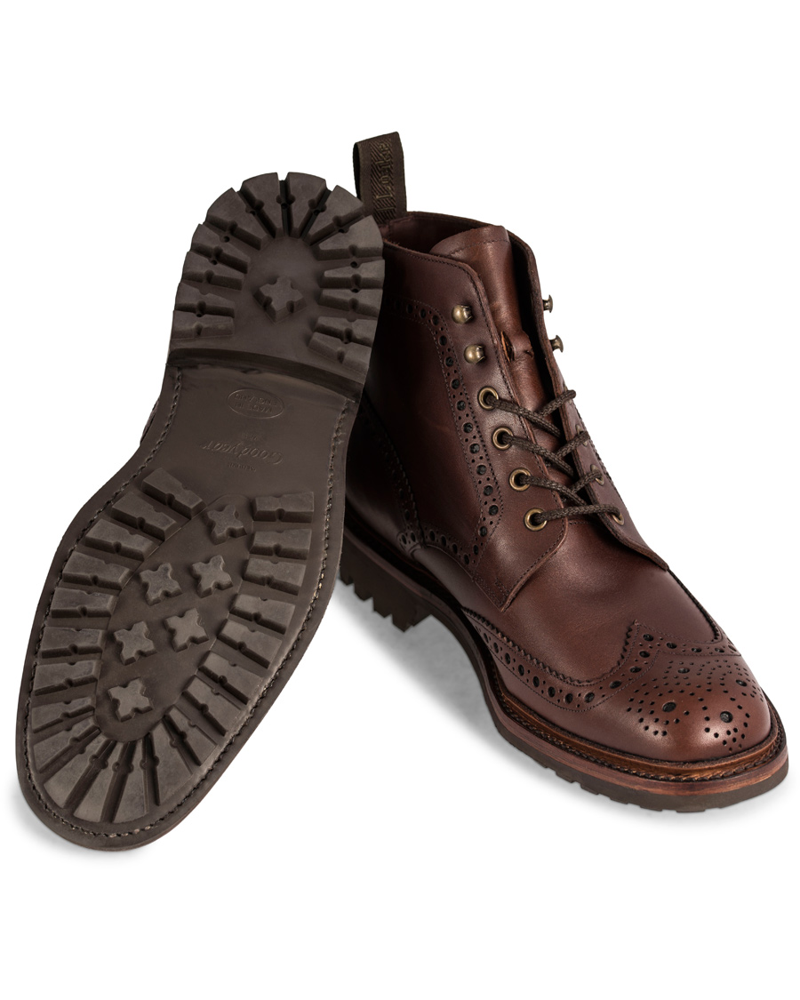 Herre | Loake 1880 Mulligan Brogue Boot Brown Waxy Leather | Loake 1880 | Mulligan Brogue Boot Brown Waxy Leather