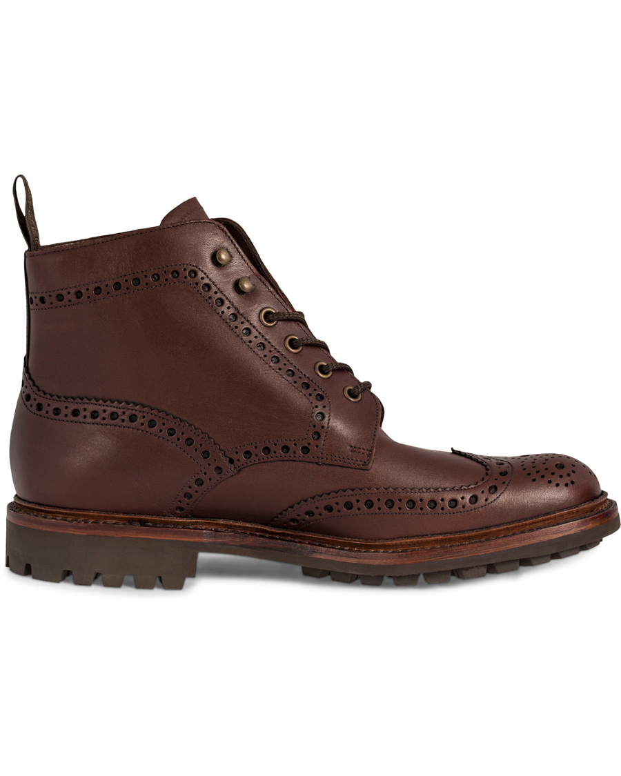 Herre | Loake 1880 Mulligan Brogue Boot Brown Waxy Leather | Loake 1880 | Mulligan Brogue Boot Brown Waxy Leather