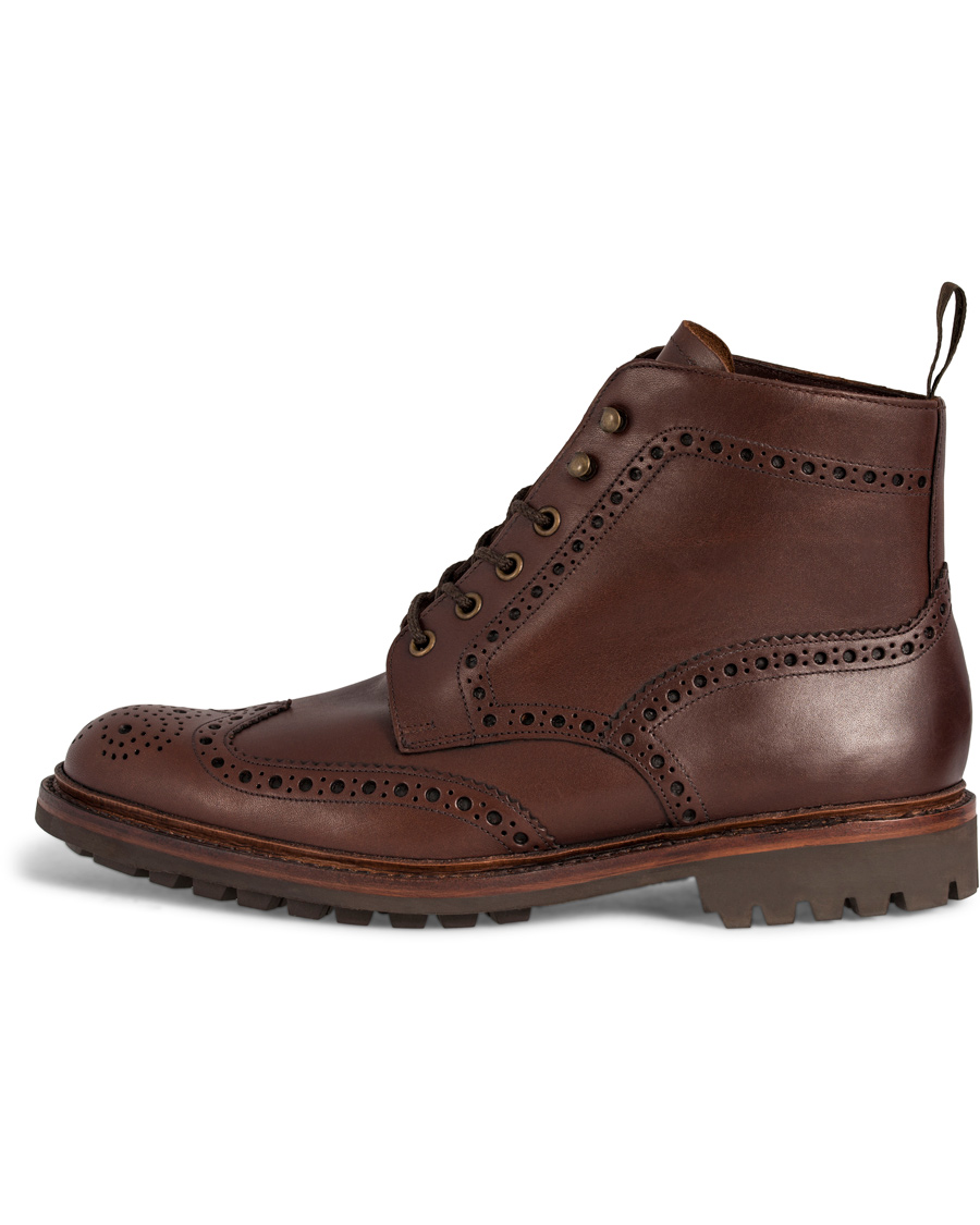 Herre | Loake 1880 Mulligan Brogue Boot Brown Waxy Leather | Loake 1880 | Mulligan Brogue Boot Brown Waxy Leather