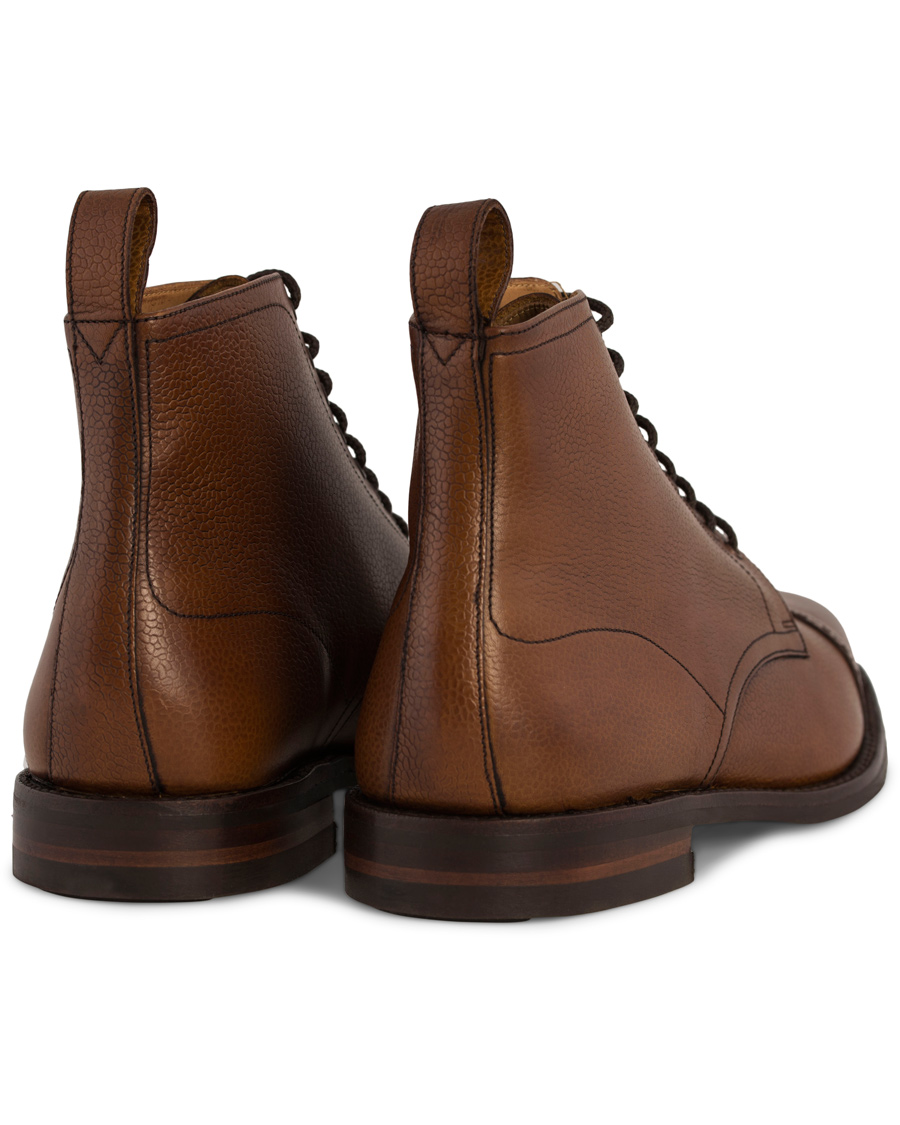 Herre | Loake 1880 Hyde Boot Brown Burnished Grain Calf | Loake 1880 | Hyde Boot Brown Burnished Grain Calf