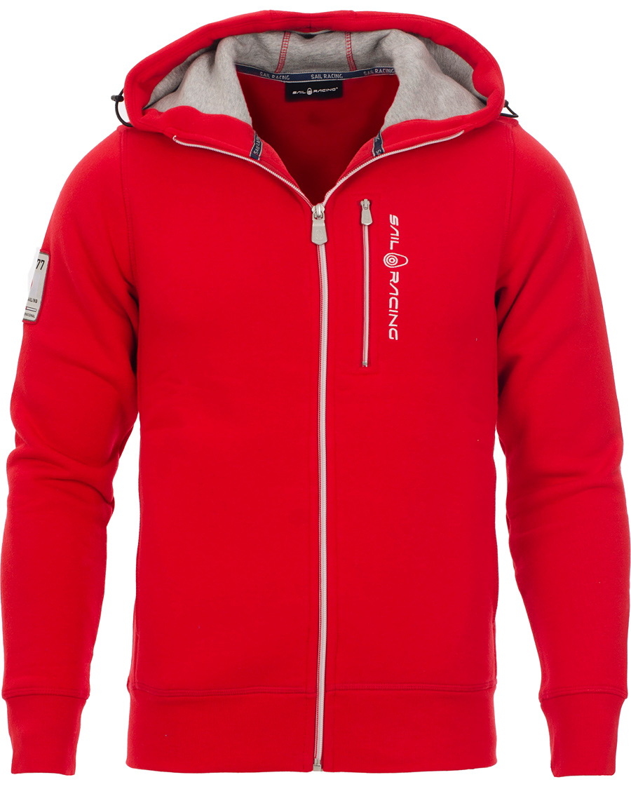 Herre | Gensere | Sail Racing | International Zip Hood Japan Red