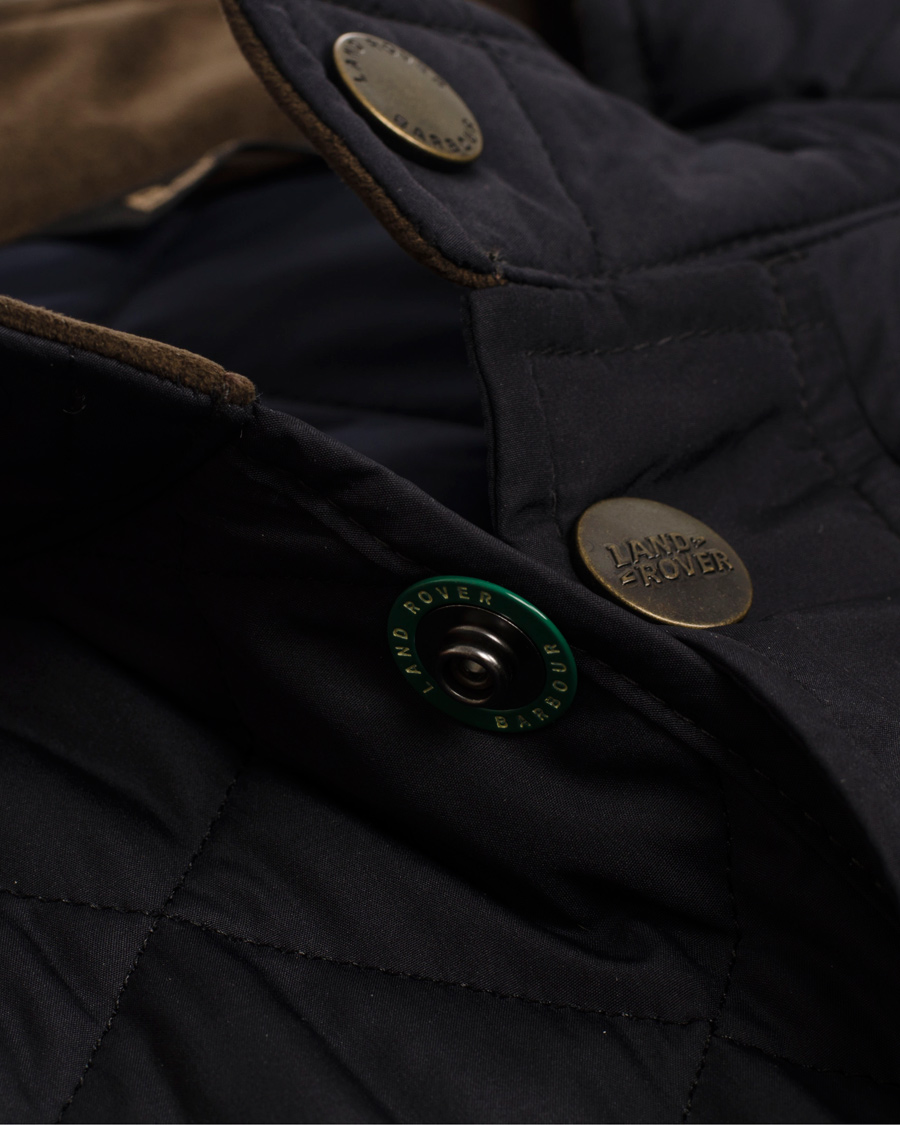 Herre | Jakker | Barbour Lifestyle | Land Rover Barburn Quilted Vest Navy