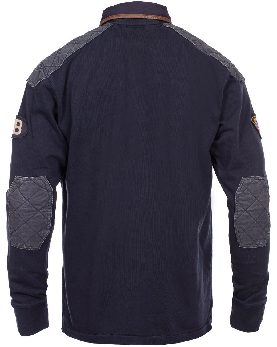 Herre | Gensere | Hackett | Union Jack Patch Rugby Navy