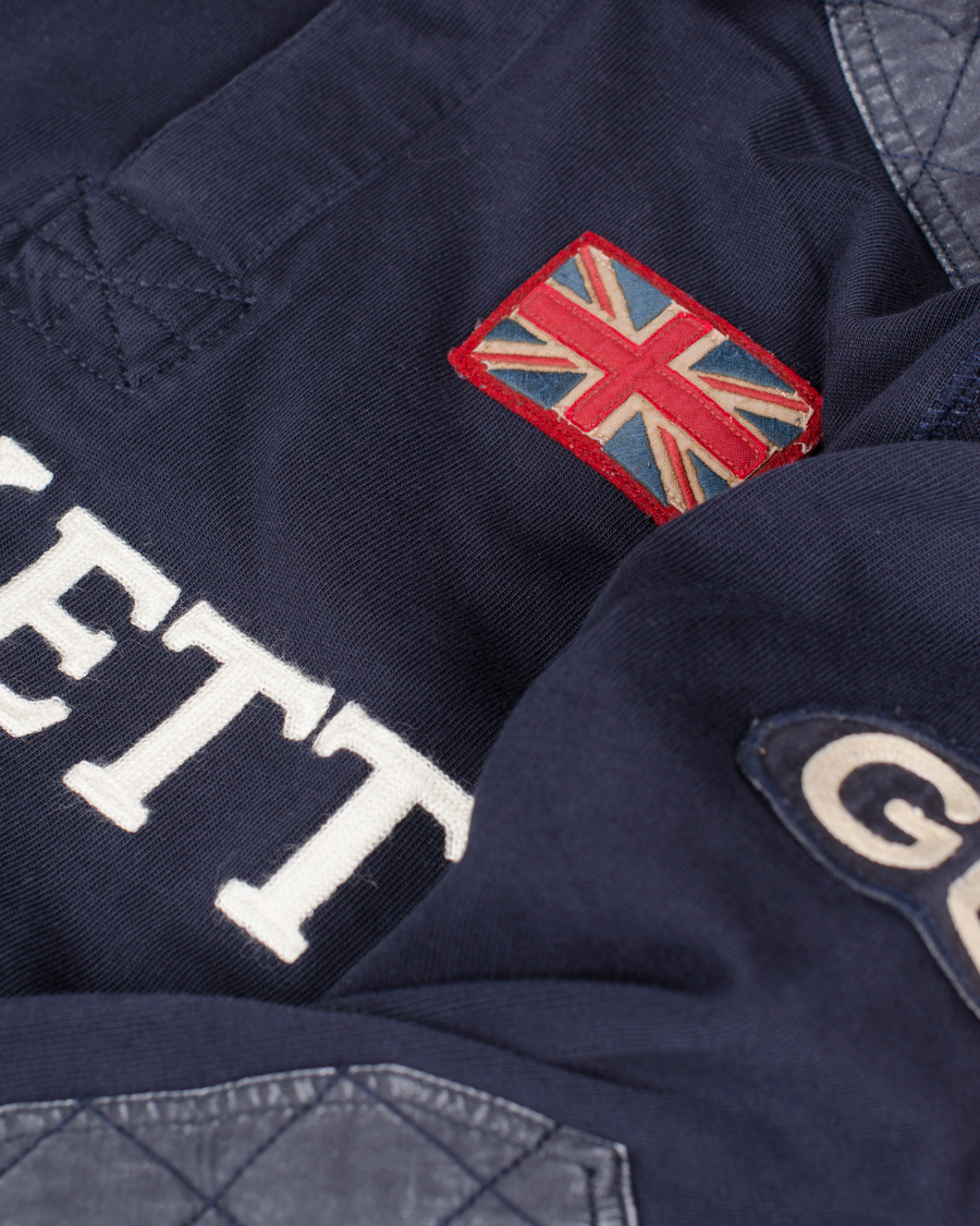 Herre | Gensere | Hackett | Union Jack Patch Rugby Navy