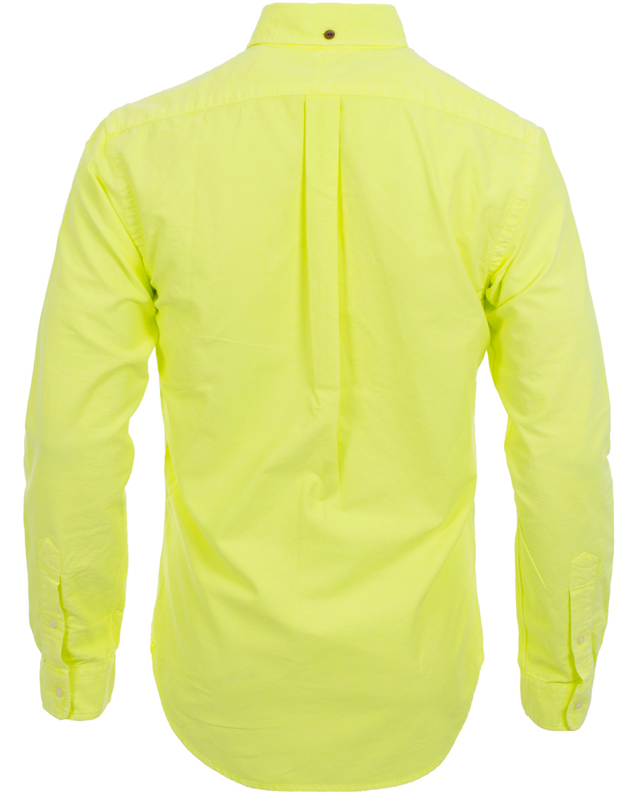 Herre | Skjorter | Polo Ralph Lauren | Slim Fit Oxford Shirt Safety Yellow