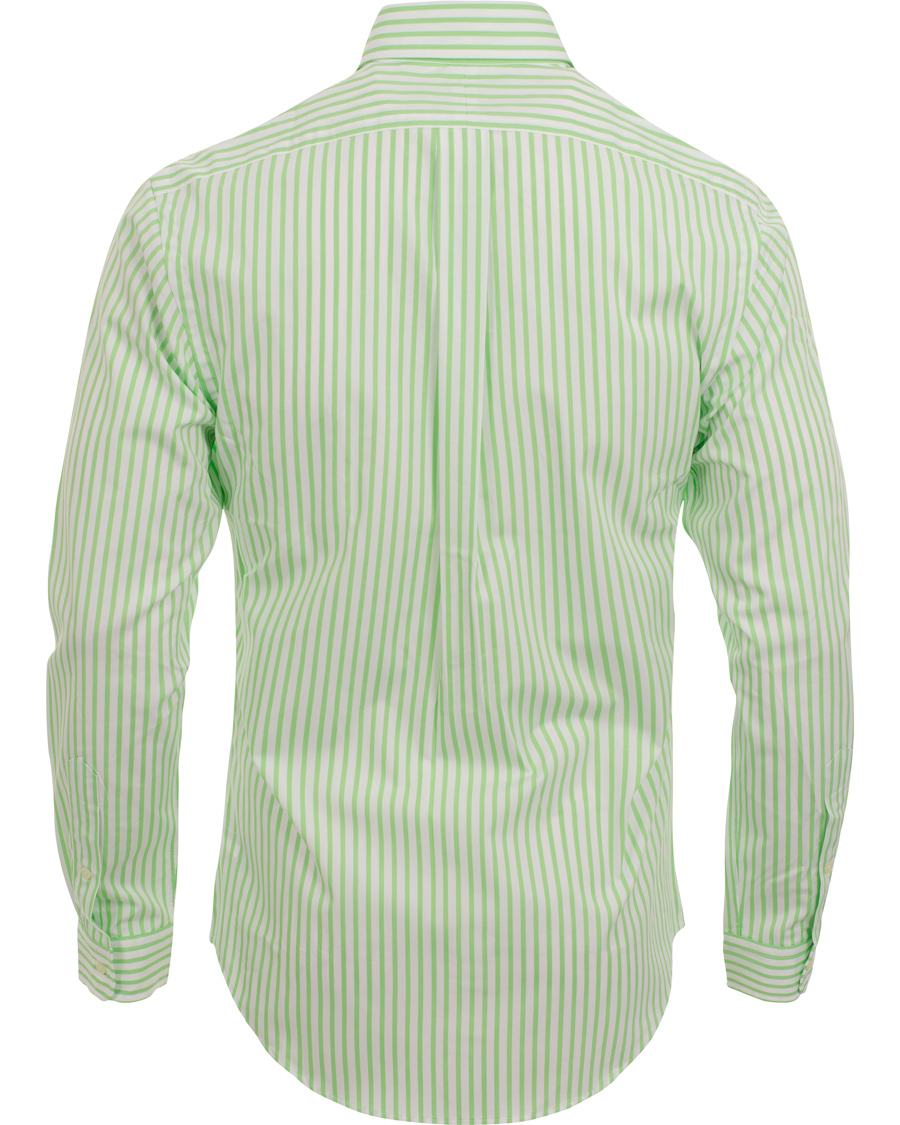 Herre | Skjorter | Polo Ralph Lauren | Slim Fit Poplin Stripe Shirt Lime/White