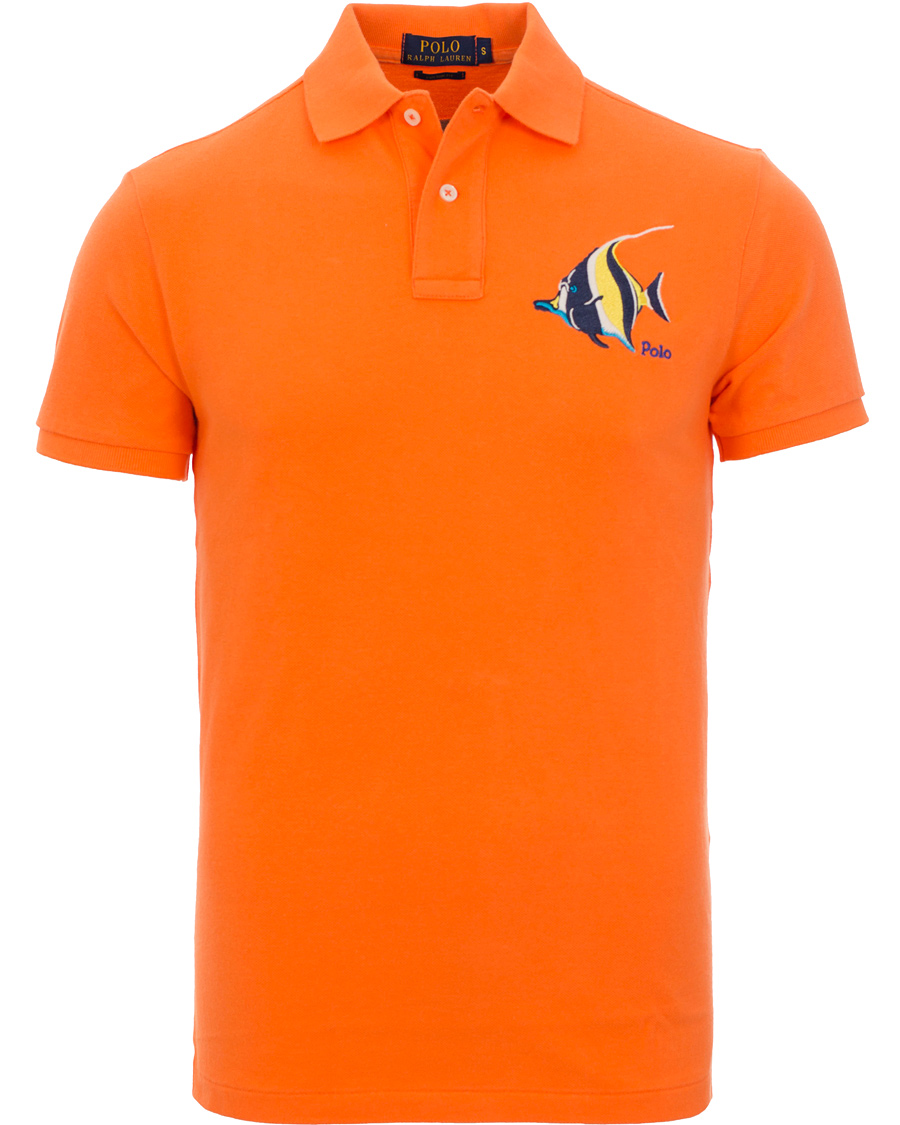 Herre | Pikéer | Polo Ralph Lauren | Fish Polo Resort Orange
