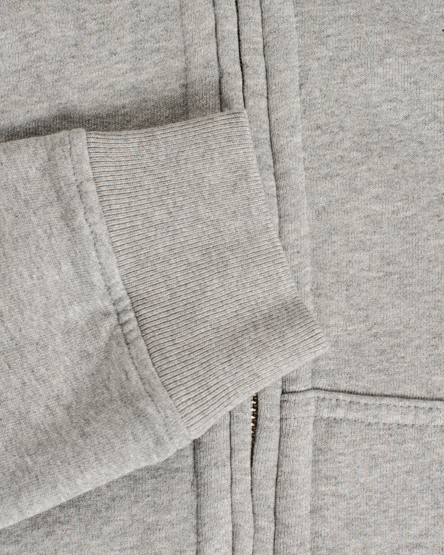 Herre | Gensere | Henri-Lloyd | Henri Lloyd Hopton Hooded Full Zip Sweat Grey Marl