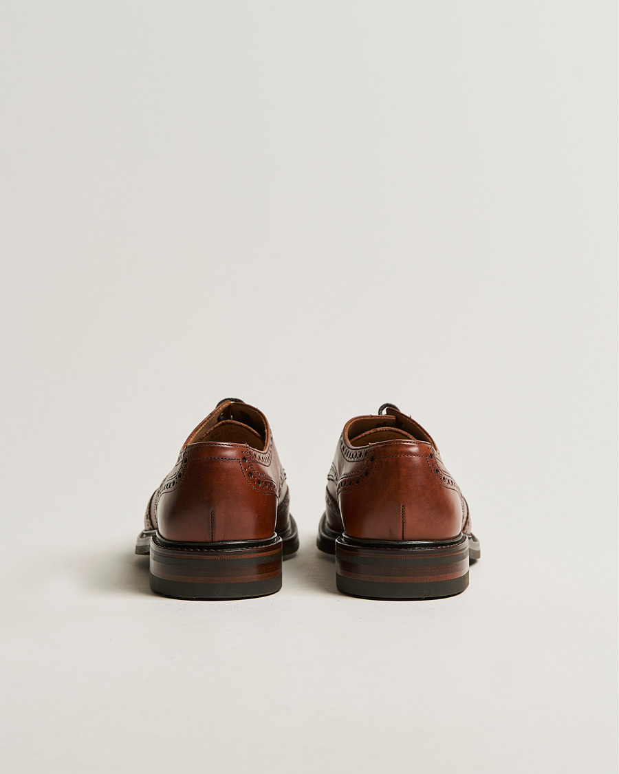 Herre | Brogues | Loake 1880 | Chester Dainite Brogue Mahogany Burnished Calf