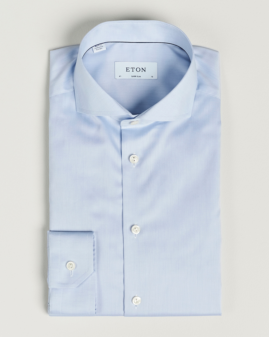 Herre | Businesskjorter | Eton | Super Slim Fit Shirt Blue