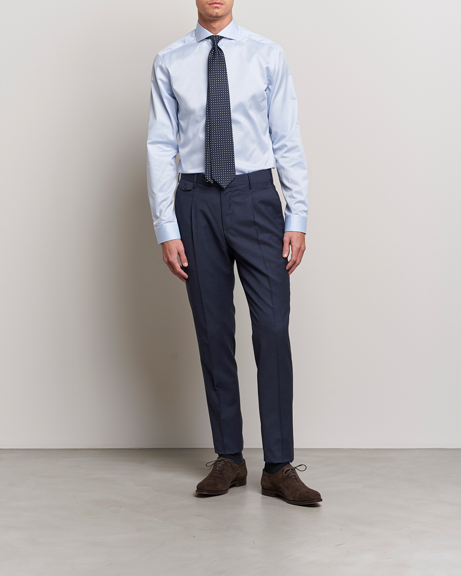 Herre | Klær | Eton | Super Slim Fit Shirt Blue