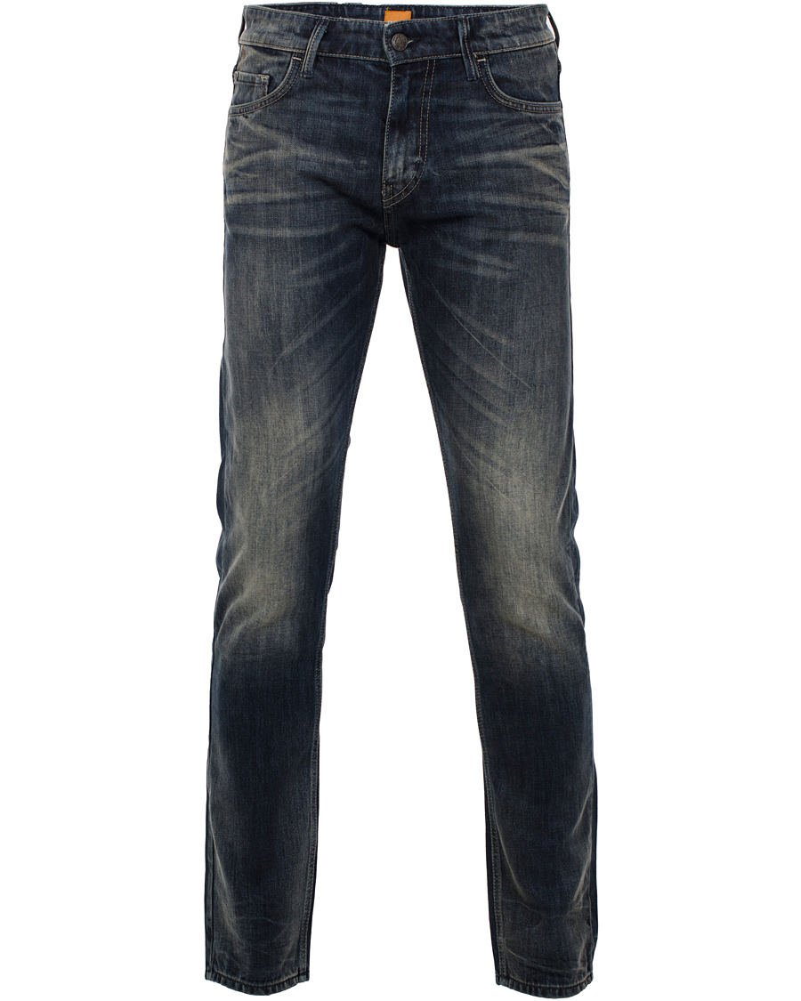 Herre | Jeans | BOSS ORANGE | BOSS Casual 71 Slim Fit Jeans Oslo Dark Blue