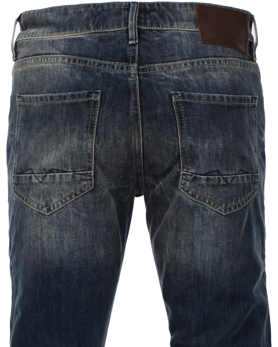 Herre | Jeans | BOSS ORANGE | BOSS Casual 71 Slim Fit Jeans Oslo Dark Blue