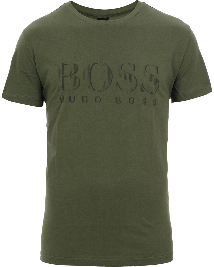 Herre | T-Shirts | BOSS BLACK | BOSS Shirt SS Dark Green