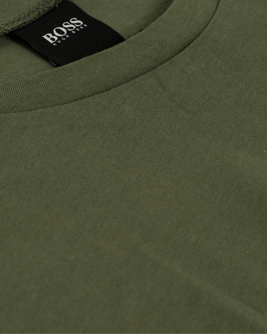Herre | T-Shirts | BOSS BLACK | BOSS Shirt SS Dark Green