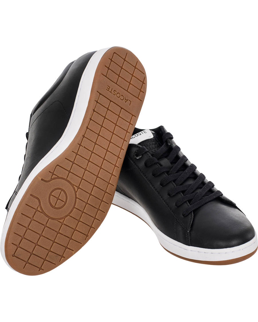 Herre | Lacoste Carnaby Evo Croc Black/White | Lacoste | Carnaby Evo Croc Black/White