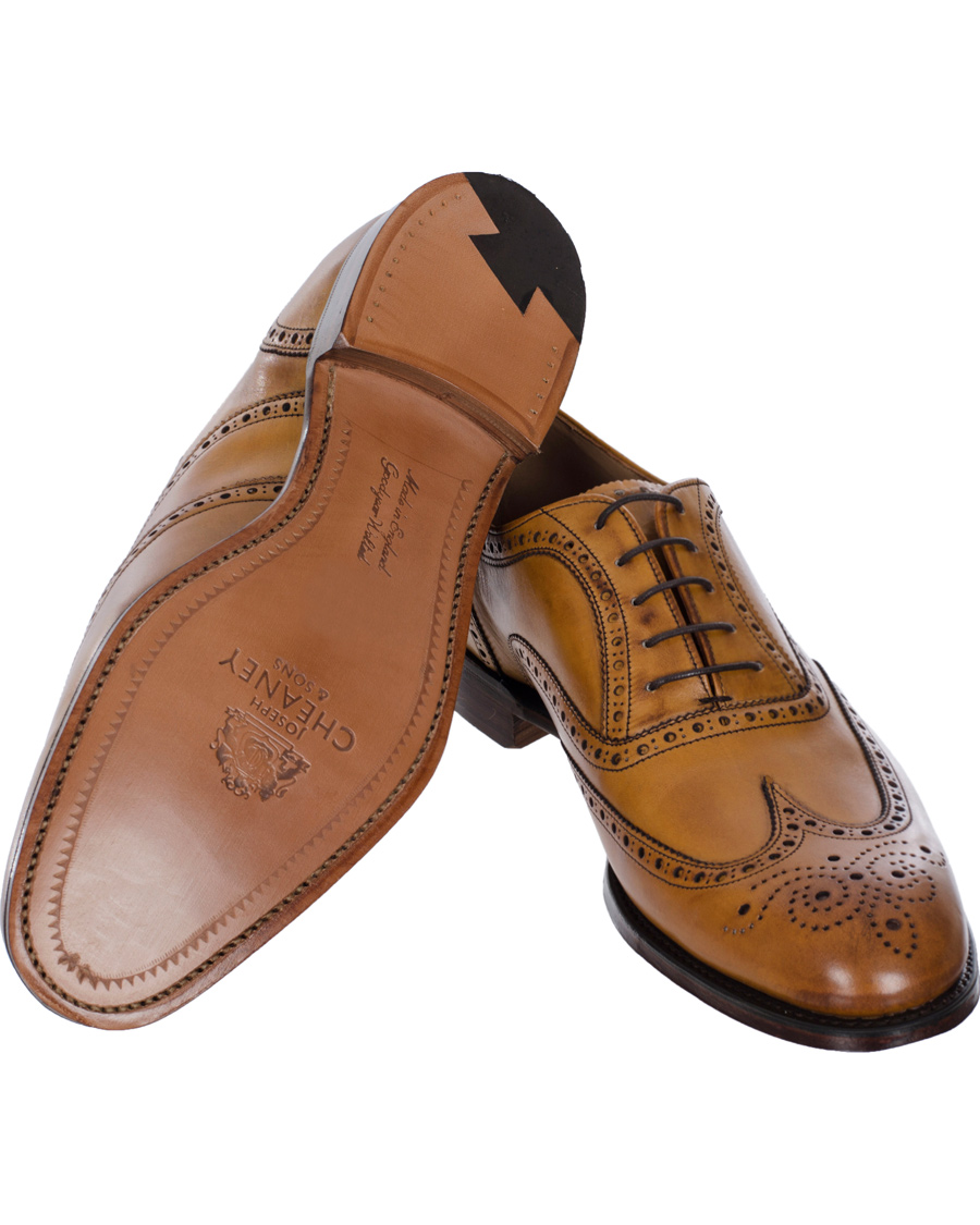 Herre | Cheaney Arthur III Brogue Chestnut Calf | Cheaney | Arthur III Brogue Chestnut Calf